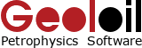 GeolOil Petrophysics Software main Logo